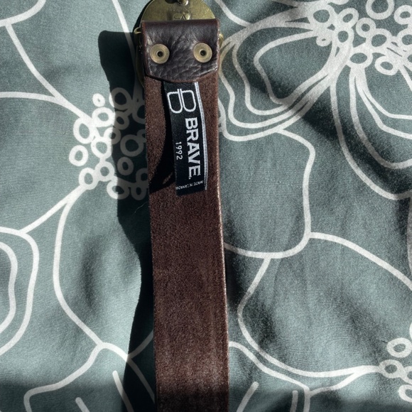 Leather belt vintage look - Picture 2 of 3